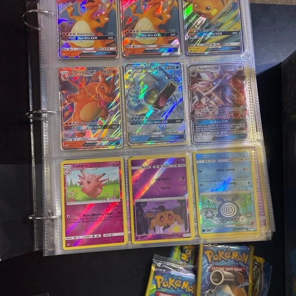 Pokémon mystery box and a full binder